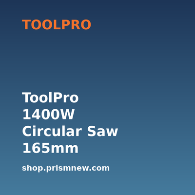 ToolPro 1400W Circular Saw 165mm