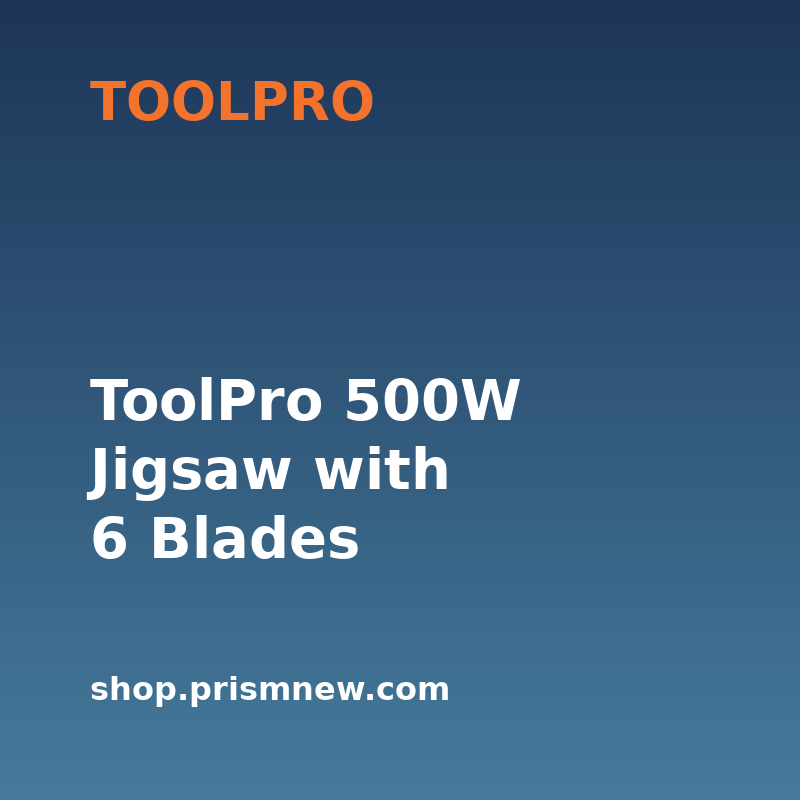 ToolPro 500W Jigsaw with 6 Blades