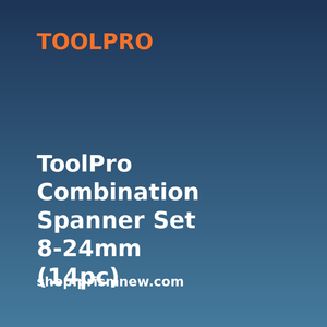ToolPro Combination Spanner Set 8-24mm (14pc)